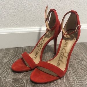 Sam Edelman Nudist Heel in Burnt Orange